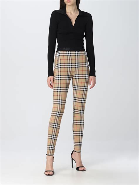 burberry women's trousers|burberry style print trousers.